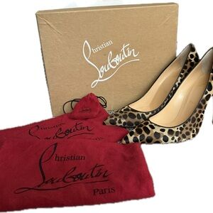 Christian Louboutin Leopard Print Women's Shoes